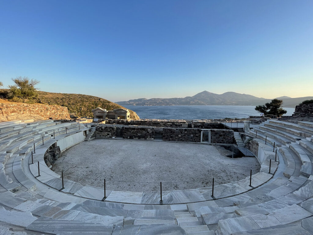 antico teatro romano di milo